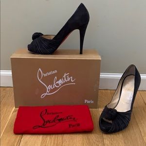 Christian Louboutin Lady Gres heels.  Size 36.5